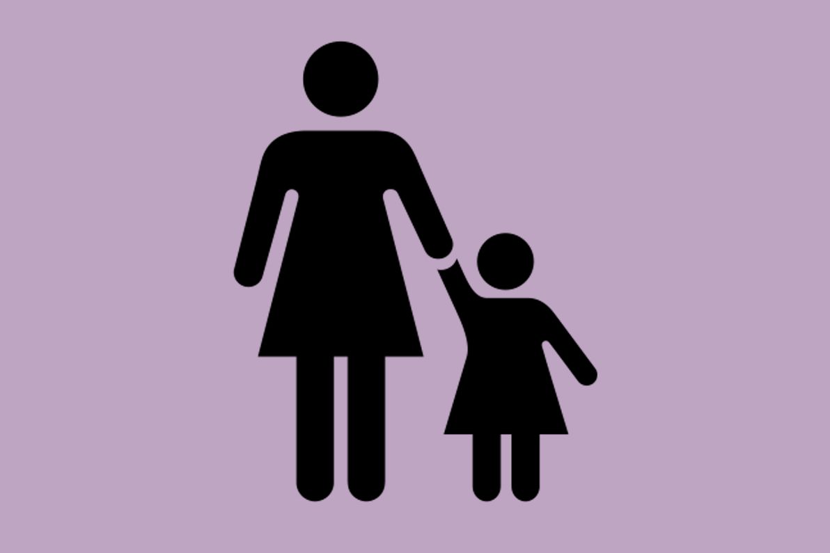 figures represent mother and daughter