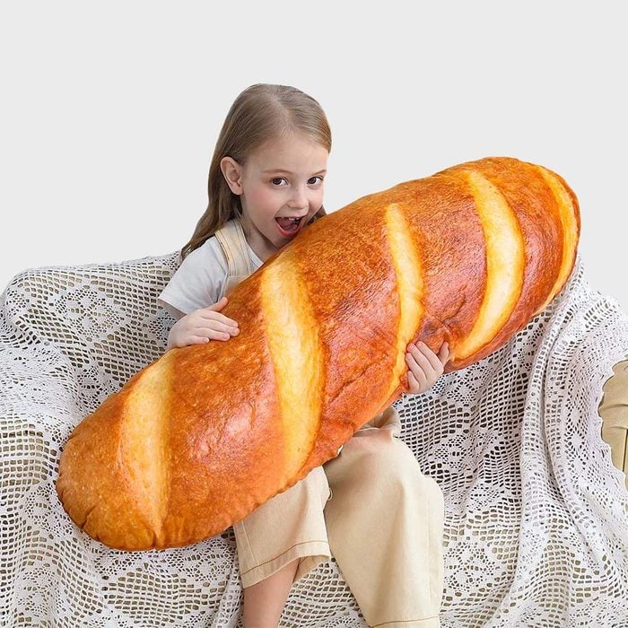 40 In 3d Simulation Bread Shape Pillow Ecomm Via Amazon.com