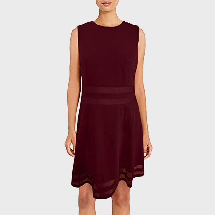 Calvin Klein Sleeveless Fit and Flare Dress