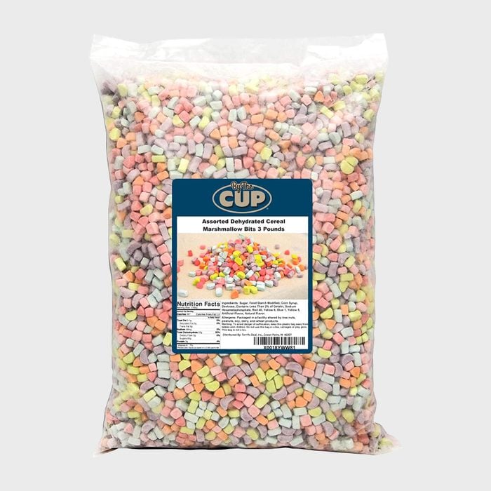 By The Cup Assorted Dehydrated Cereal Marshmallow Bits 3 Lb Bulk Bag Ecomm Via Amazon.com