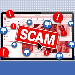 Facebook Marketplace Scams Collage