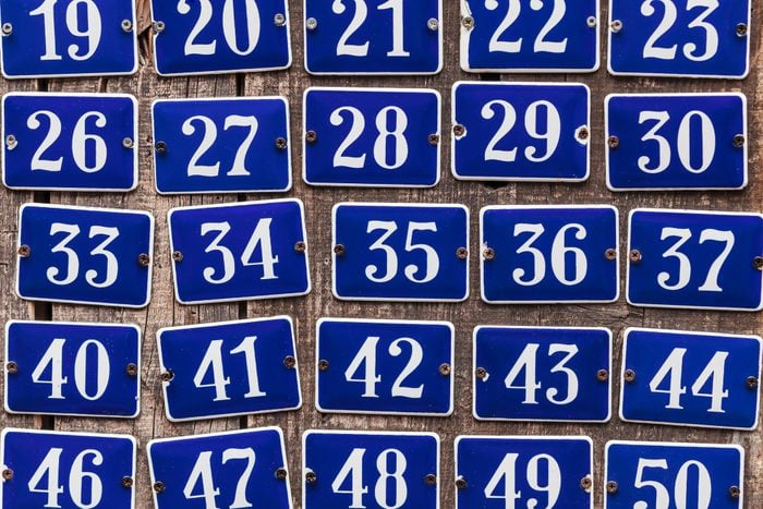 house number plates