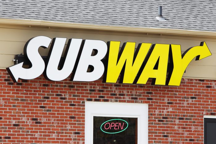 Subway Sandwich Shop Logo Sign