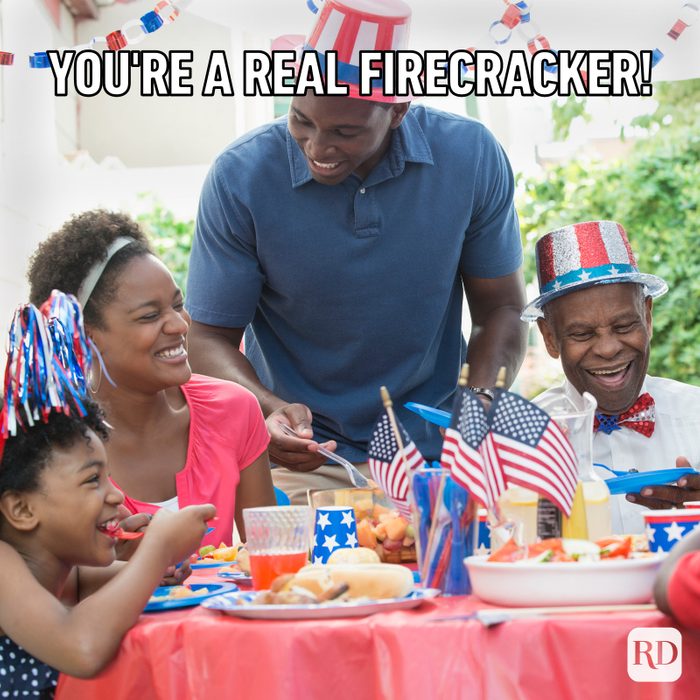 Gettyimages 500046543 4th Of July Party Text You're A Real Firecracker You Really Crack Me Up