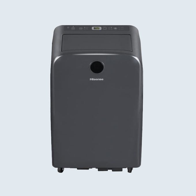 Hisense 10000 Btu Doe (14000 Btu Ashrae) 115 Volt Grey Portable Air Conditioner Wi Fi Compatibility