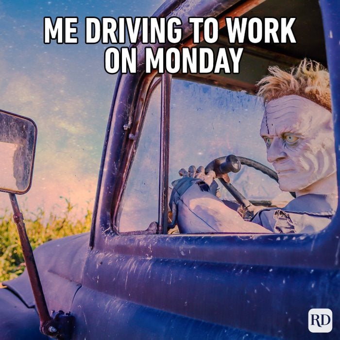 Me Driving To Work On Monday