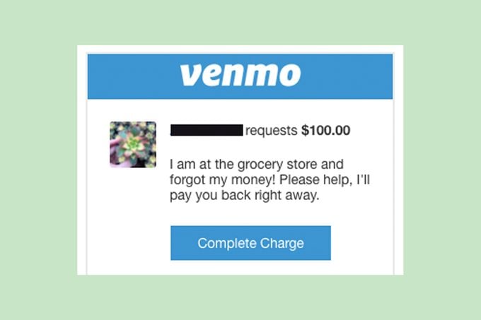 Pretending To Be Your Friend And Requesting Money Help.venmo.com