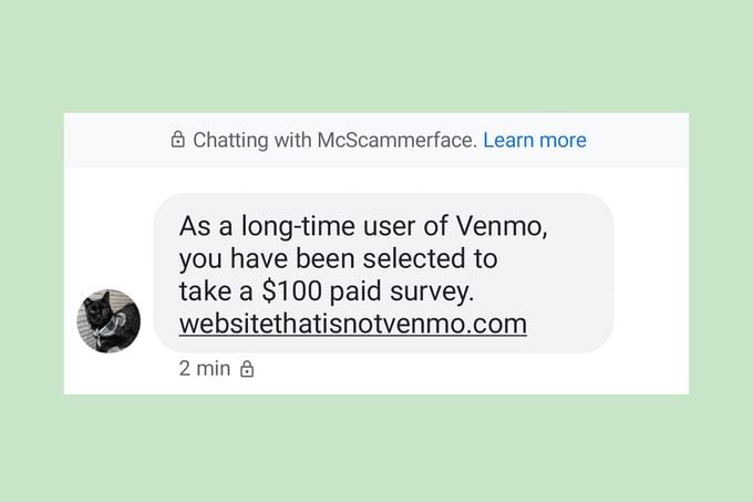 Requesting Money With A Fake Link Help.venmo.com