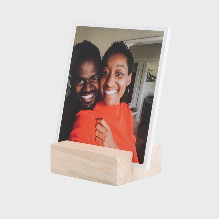 Wood Block Frame & Photo Print