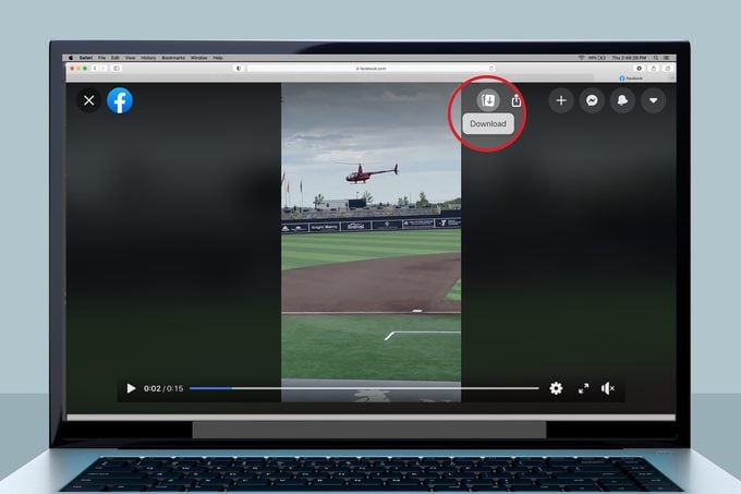 How to save a video from Facebook messenger on your computer