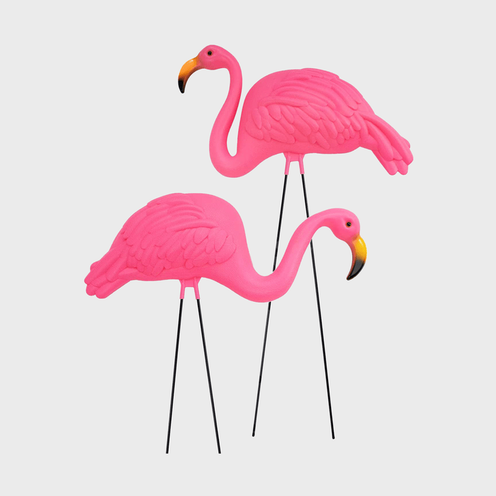 Pink Flamingo Yard Ornament Ecomm Via Amazon