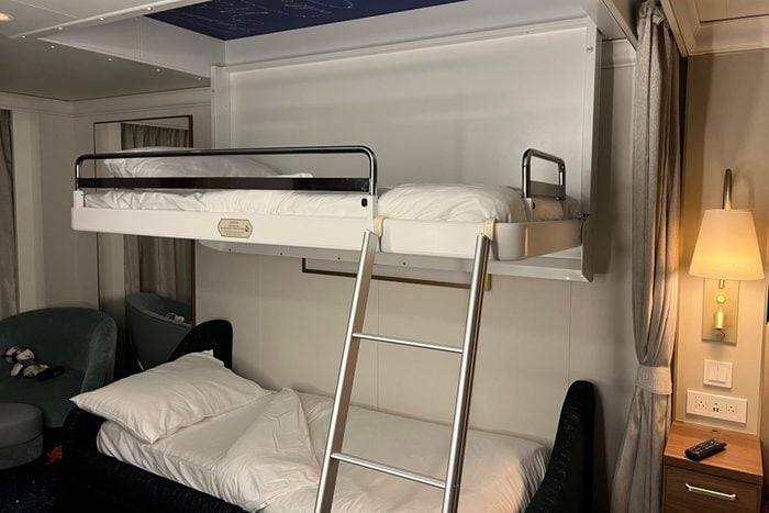 Bunk Bed on cruise ship
