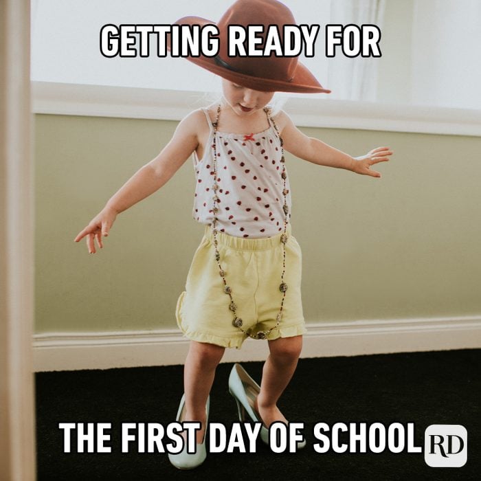 Getting Ready For The First Day Of School