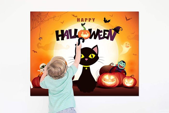 Halloween Games For Kids Pin The Tail On The Cat