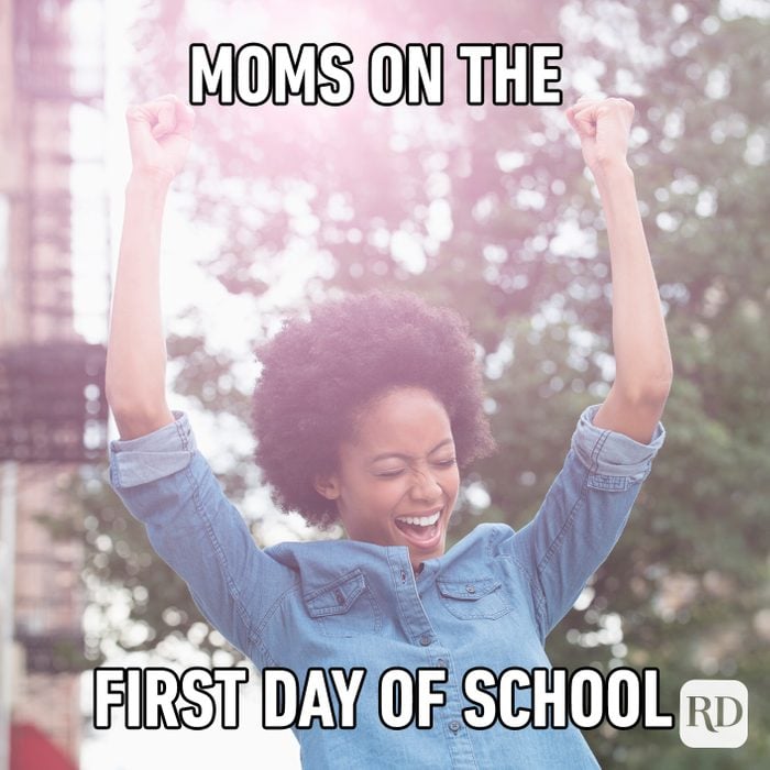 Mom’s On The First Day Of School