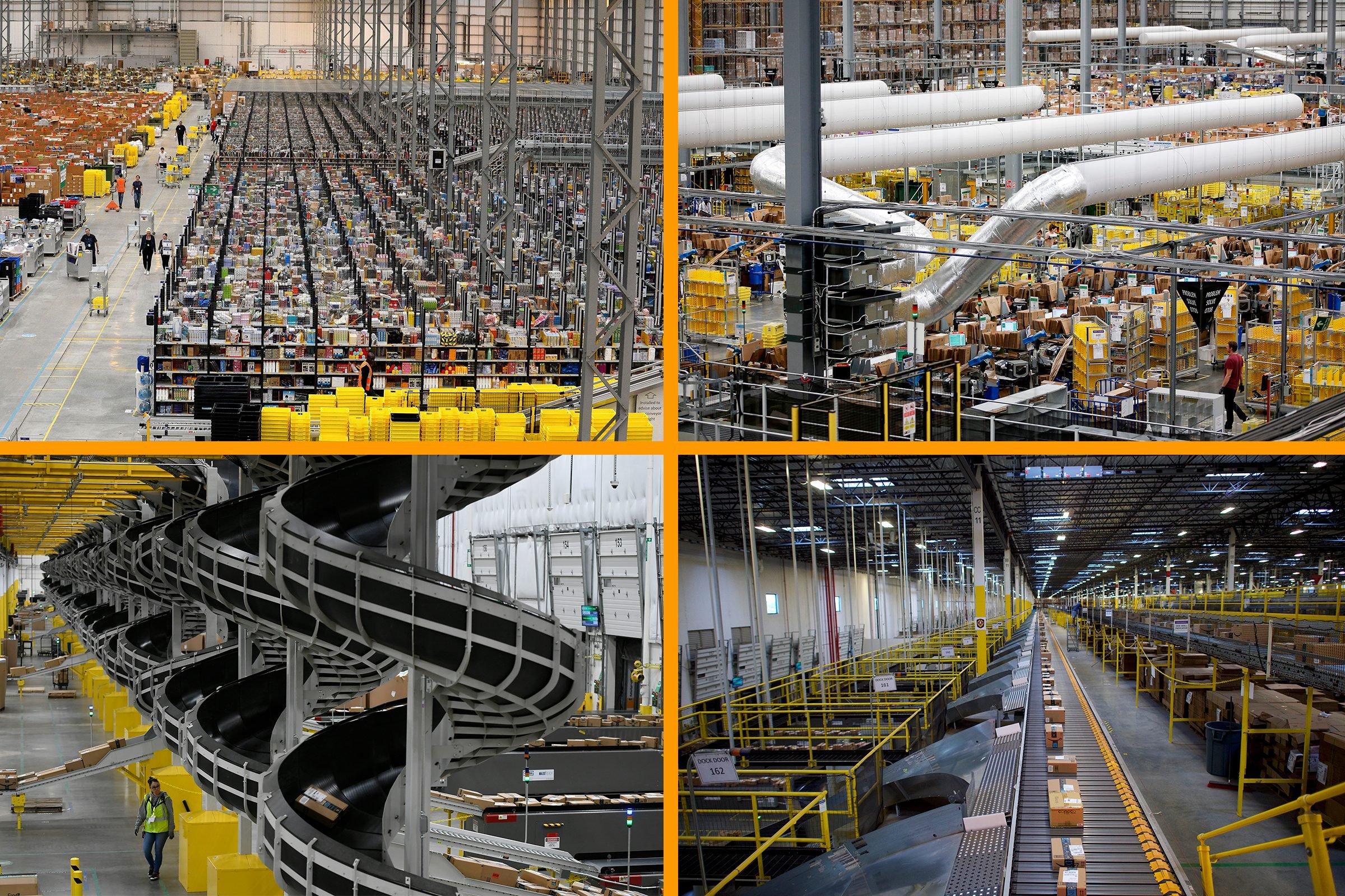 Here's What It Looks Like Inside an  Warehouse