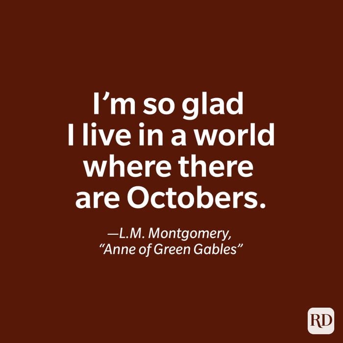 L.M. Montgomery, Anne of Green Gables quote