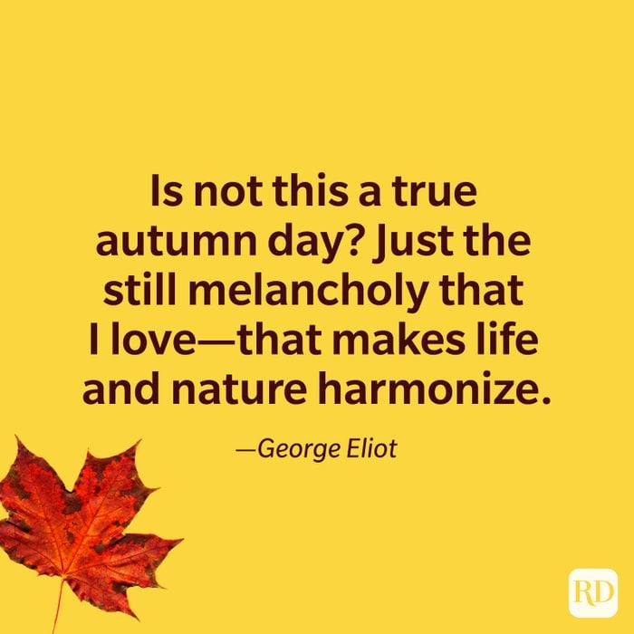 fall quote by George Eliot