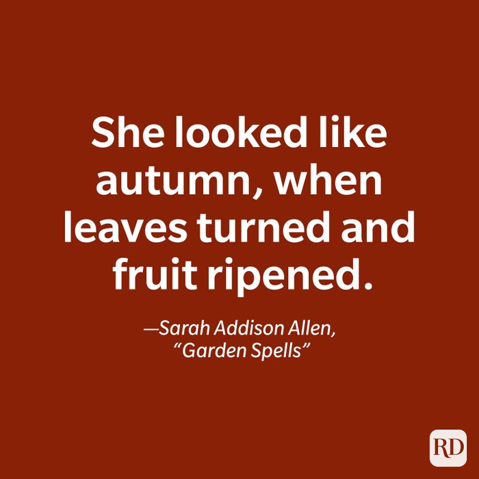 fall quote by Sarah Addison Allen, Garden Spells