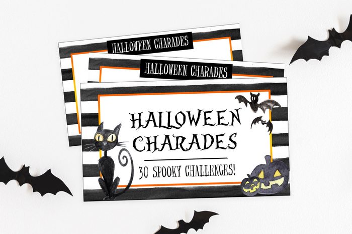 Halloween Charades Printable Game
