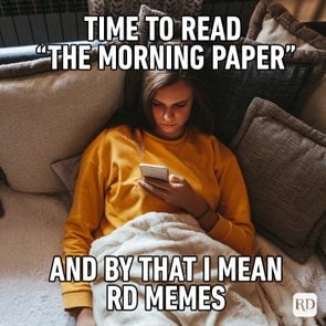 Time to read the morning paper, and by paper I mean RD memes