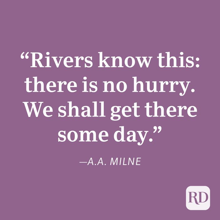 A.A. Milne Patience Quote