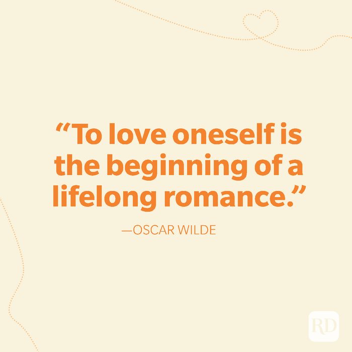 17-To love oneself is the beginning of a lifelong romance