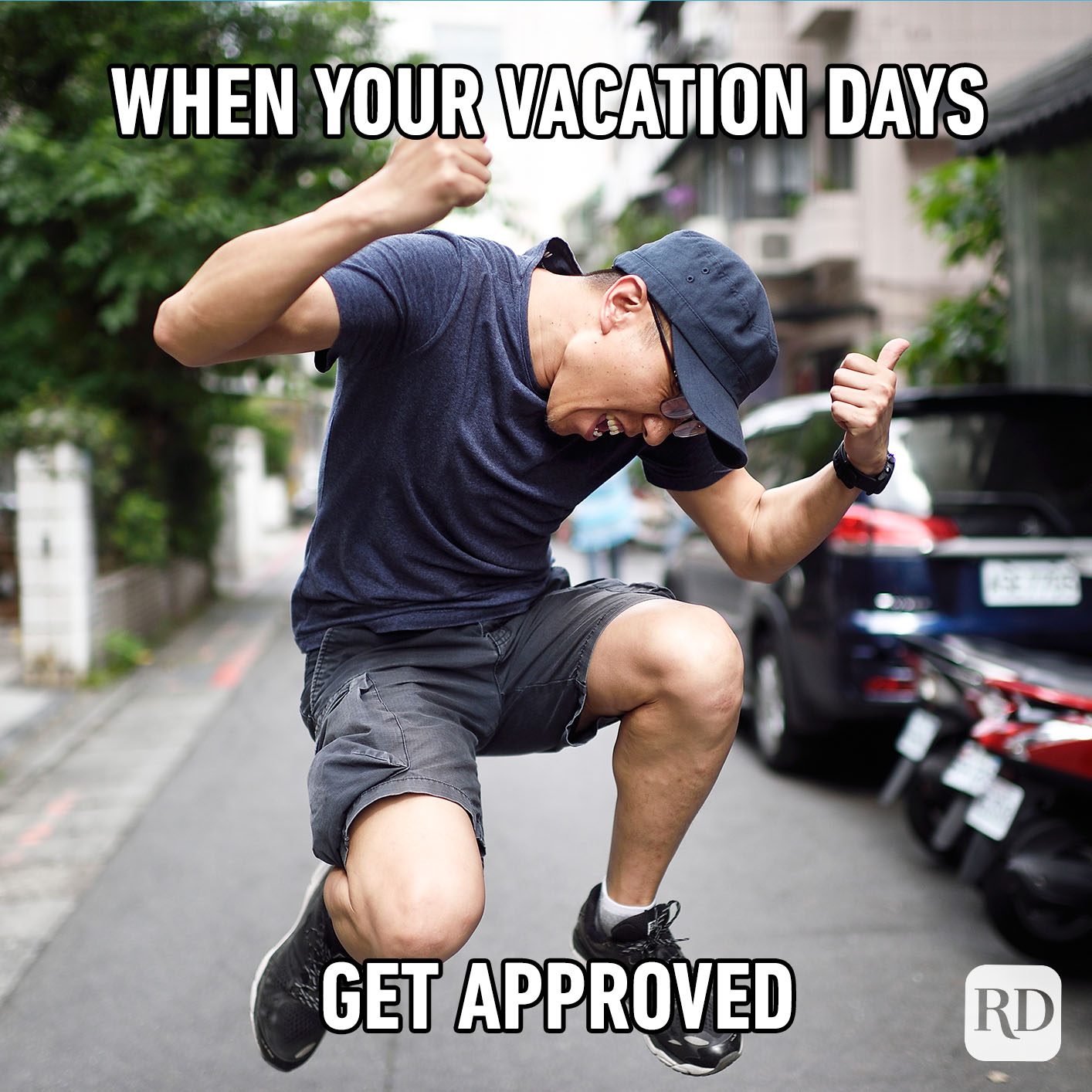When your vacation days get approved