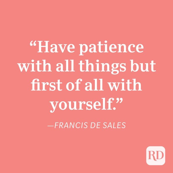 Francis De Sales Patience Quote