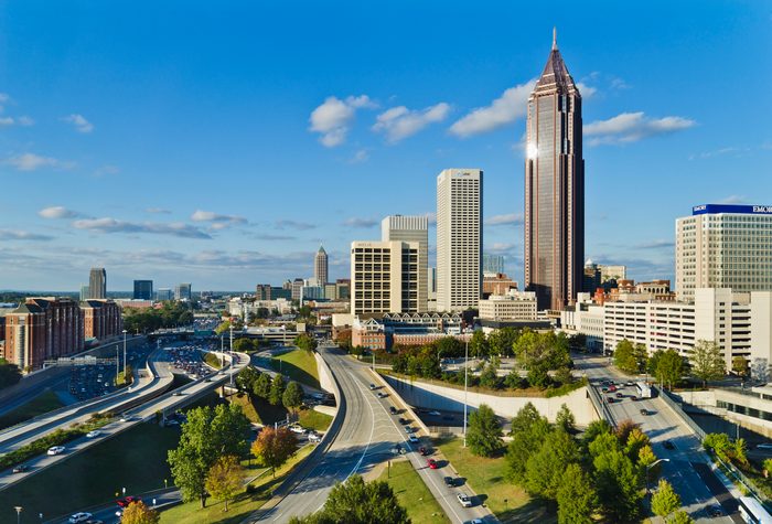 USAGeorgia, Atlanta, View of downtown