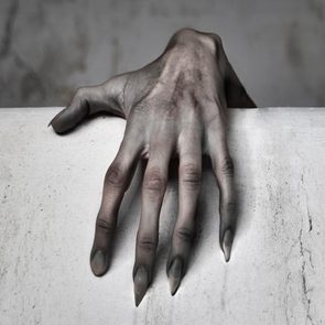 scary demon hand