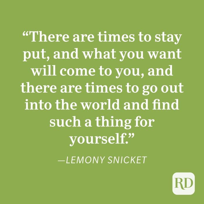 Lemony Snicket Patience Quote
