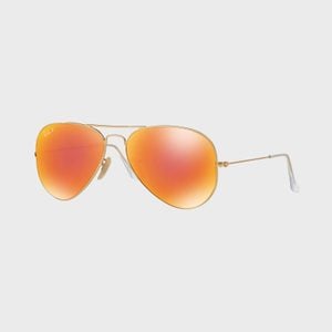 Ray Ban Polarized Aviator Sunglasses Via Macys