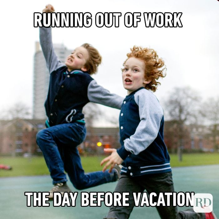 Running Out Of Work The Day Before Vacation