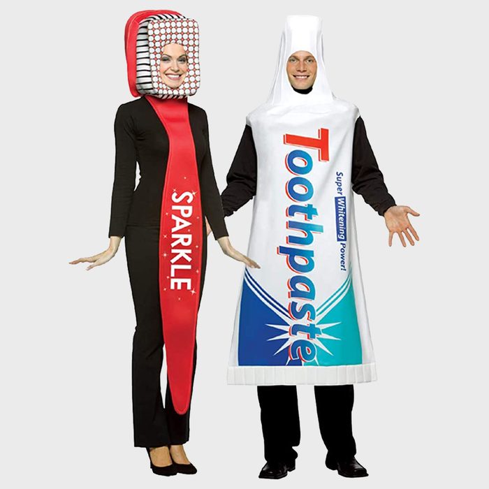 Toothbrush And Toothpaste Halloween Costume