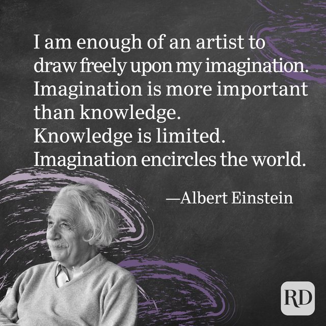 Albert Einstein Quote on Imagination 01