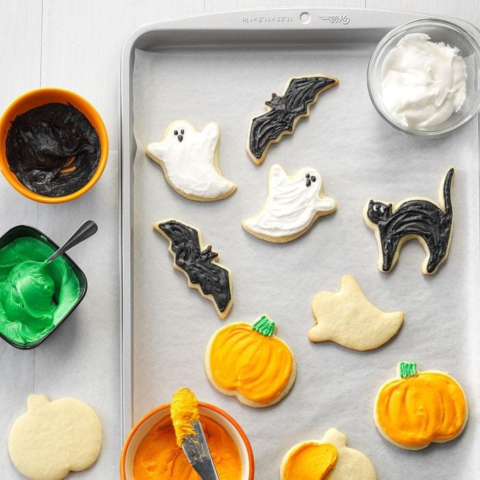 halloween cutout cookies
