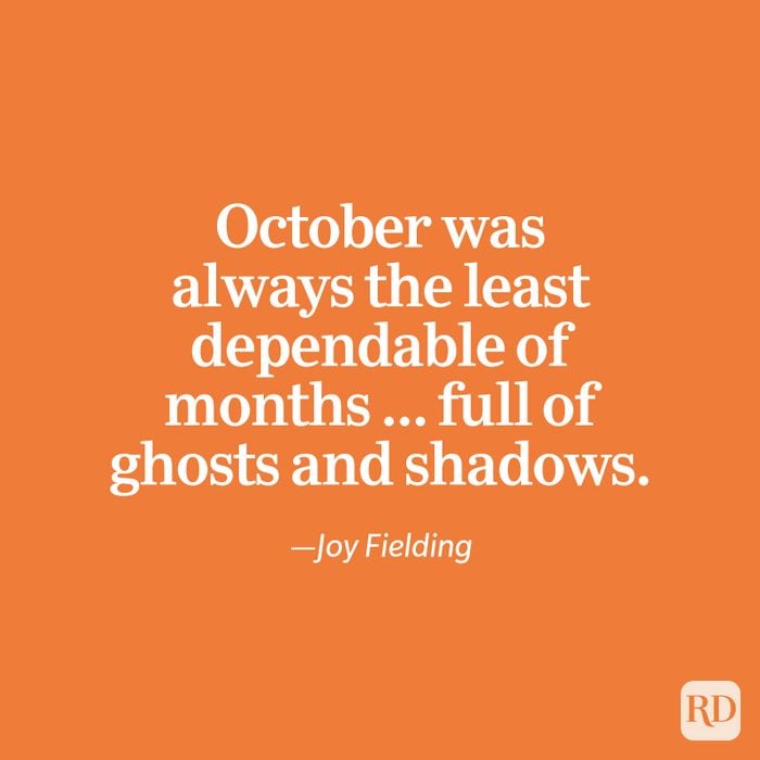 Halloween Quote By Joy Fielding