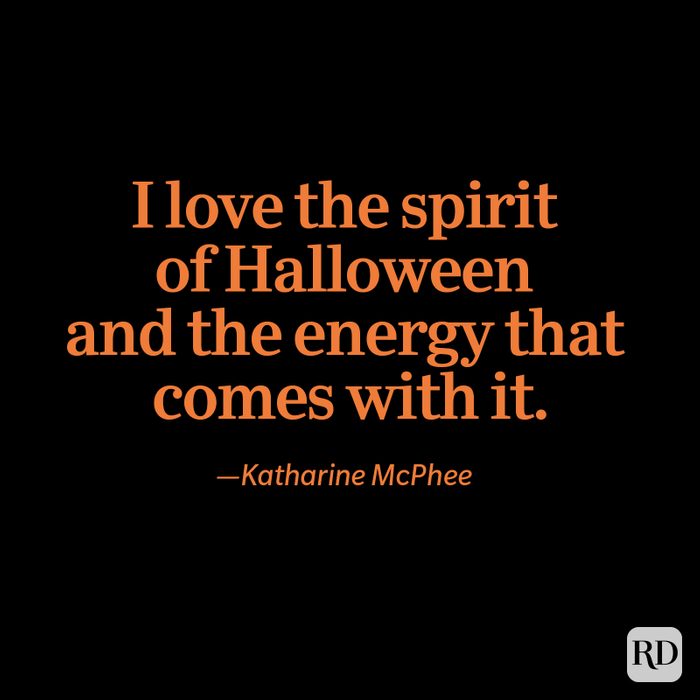 Halloween Quote By Katharine Mcphee