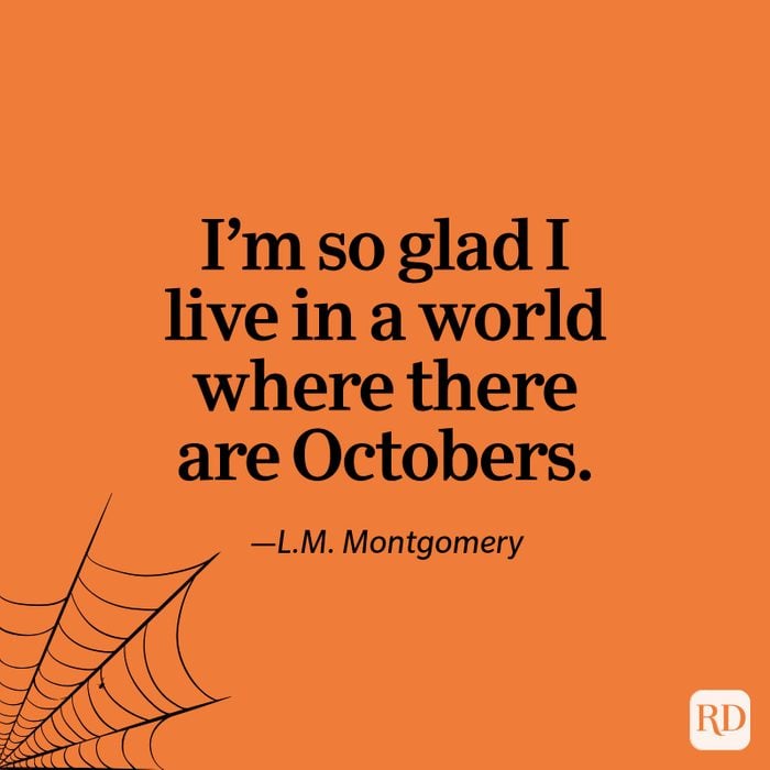 Halloween Quote By L.m. Montgomery