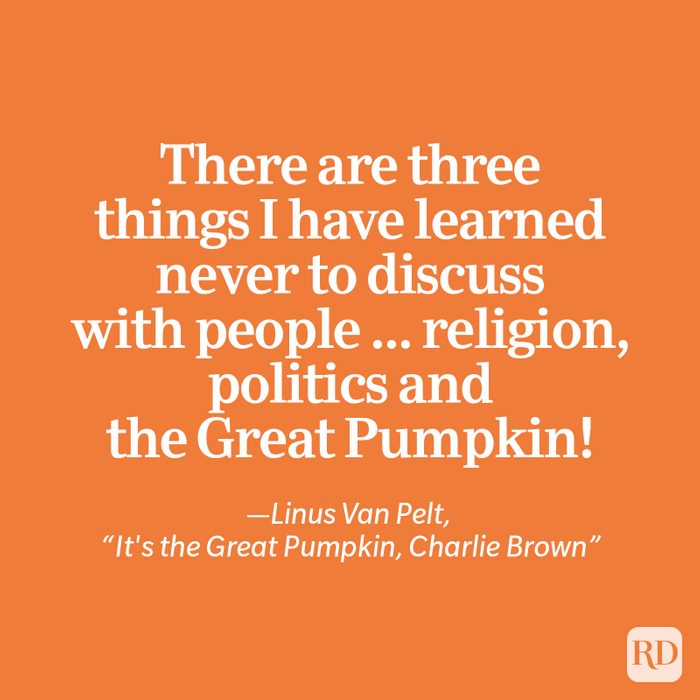 Halloween Quote By Linus Van Pelt