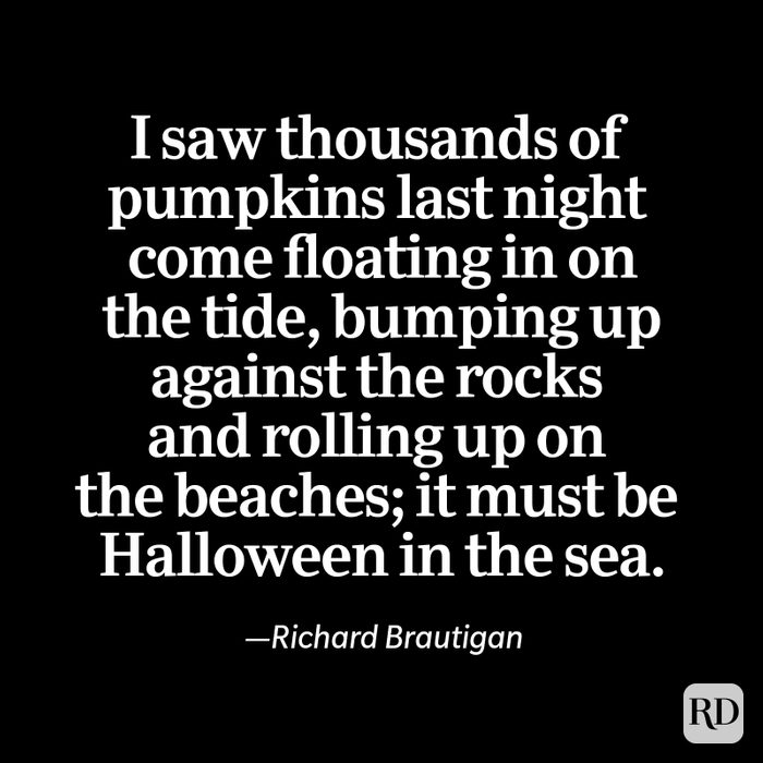 Halloween Quote By Richard Brautigan