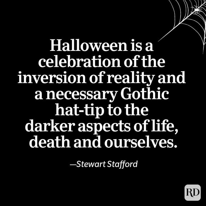 Halloween Quote By Stewart Stafford