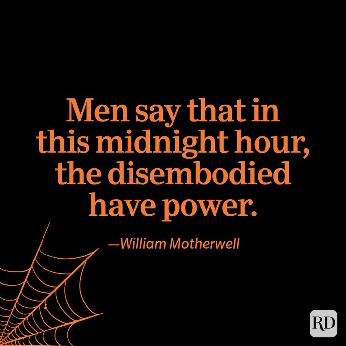 Halloween Quote By William Motherwell