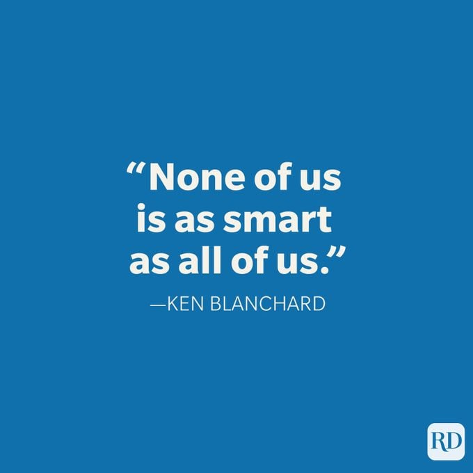 Ken Blanchard Teamwork Quote