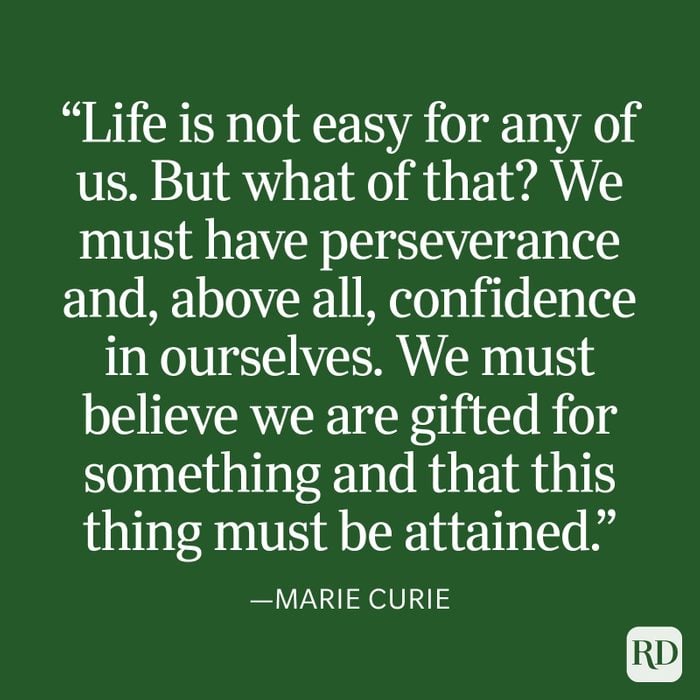 Marie Curie Strength Quote