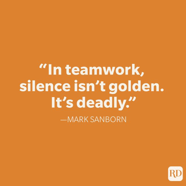 Mark Sanborn Teamwork Quote