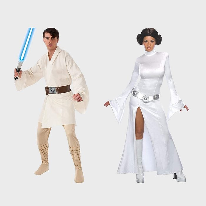 Princess Leia And Luke Skywalker Costume Ecomm