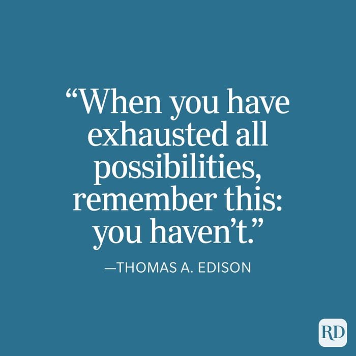 Thomas Edison Strength Quote