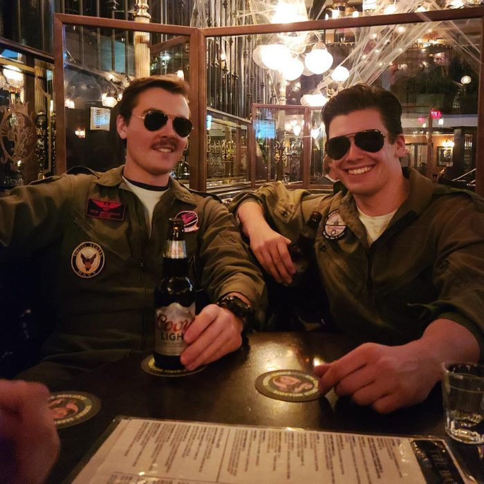 Top Gun Halloween Costume Via Joshallen676 Instagram